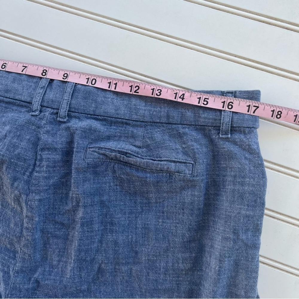Chambray cotton shorts Croft & Barrow Size 16 - Picture 5 of 8